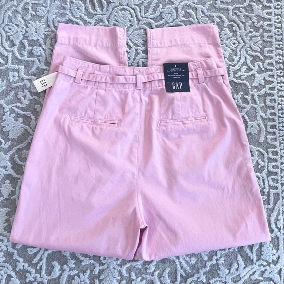 NWT GAP Paperbag Khaki Pants - Picture 8 of 14